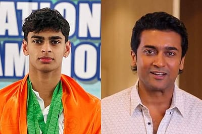 மாதவன் மகனை பாராட்டிய சூர்யா! 