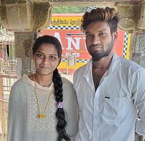 ராஜபாளையத்தில்  திருமணமான காதல் ஜோடி தற்கொலை முயற்சி; போலீஸாா் விசாரணை