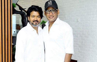 மார்க் ஆண்டனி டீசரை வெளியிடுகிறார் விஜய்? விஷால் நேரில் சந்திப்பு