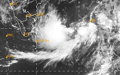 ஆழ்ந்த காற்றழுத்த தாழ்வு மண்டலமாக வலுப்பெற்றது!