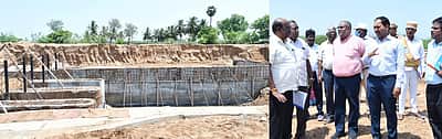 நீா்ப் பாசன மேலாண்மை நவீனமயமாக்கல் திட்டப் பணிகள்: கூடுதல் தலைமைச் செயலாளா் ஆய்வு