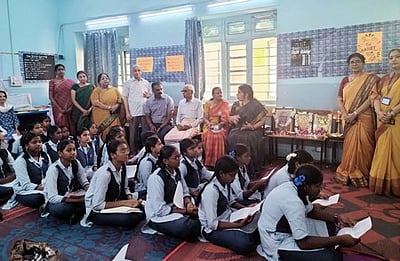 டிடிஇஏ பள்ளியில் திருப்புகழ் வகுப்பு தொடக்க விழா