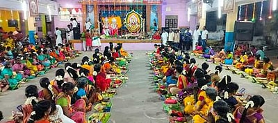 குலசேகரன்பட்டினத்தில் 2,008 சுமங்கலி பூஜை