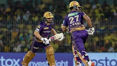 சென்னைக்கு எதிரான ஆட்டத்தில் கொல்கத்தா வெற்றி