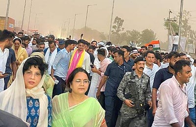 சச்சின் பைலட் நடைப்பயணம் இன்றுடன் நிறைவு! திரளானோர் பங்கேற்பு!!