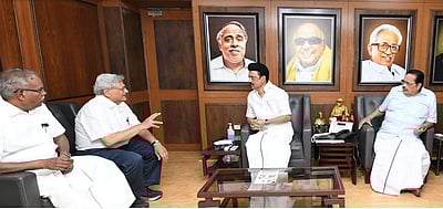 முதல்வர் ஸ்டாலினுடன் சீதாராம் யெச்சூரி சந்திப்பு