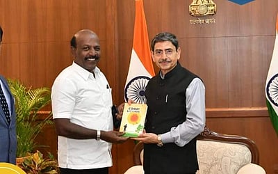 ஆளுநருடன் அமைச்சர் மா.சுப்பிரமணியன் சந்திப்பு