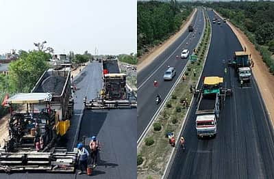 118 கி.மீ. நெடுஞ்சாலை: 100 மணி நேரத்தில் போட்டு சாதனை! - என்ன பயன்?
