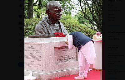 ஹிரோஷிமாவில் மகாத்மா காந்தி சிலையை திறந்துவைத்த பிரதமர் மோடி!