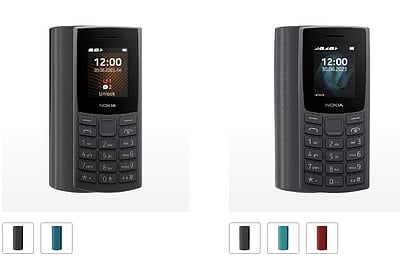 நோக்கியா 105, நோக்கியா 106 4ஜி மாடல் கைப்பேசிகள் அறிமுகம்
