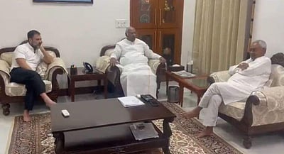 கார்கே, ராகுலுடன் நிதீஷ் குமார் சந்திப்பு!