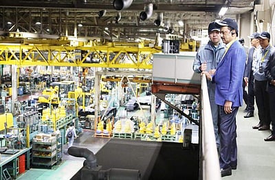 ஜப்பானின் ஒசாகா தொழிற்சாலையை பார்வையிட்ட முதல்வர் மு.க.ஸ்டாலின்!