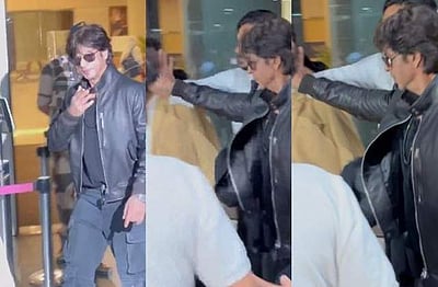 ரசிகரின் செல்போனை தட்டிவிட்ட ஷாருக் கான்: ஏன் தெரியுமா?