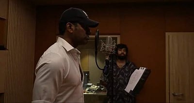 3 மொழிகளில் டப்பிங் செய்யும் விஷால்: வைரல் விடியோ! 