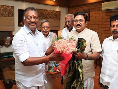 டி.டி.வி. தினகரனை சந்தித்தார் ஓ.பன்னீர்செல்வம்!