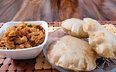 தினை கம்பு பூரி