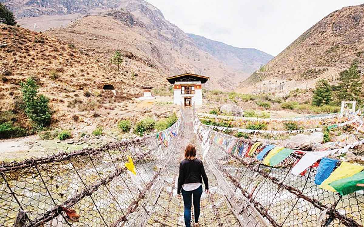 மகிழ்ச்சியான நாடு பூட்டான்