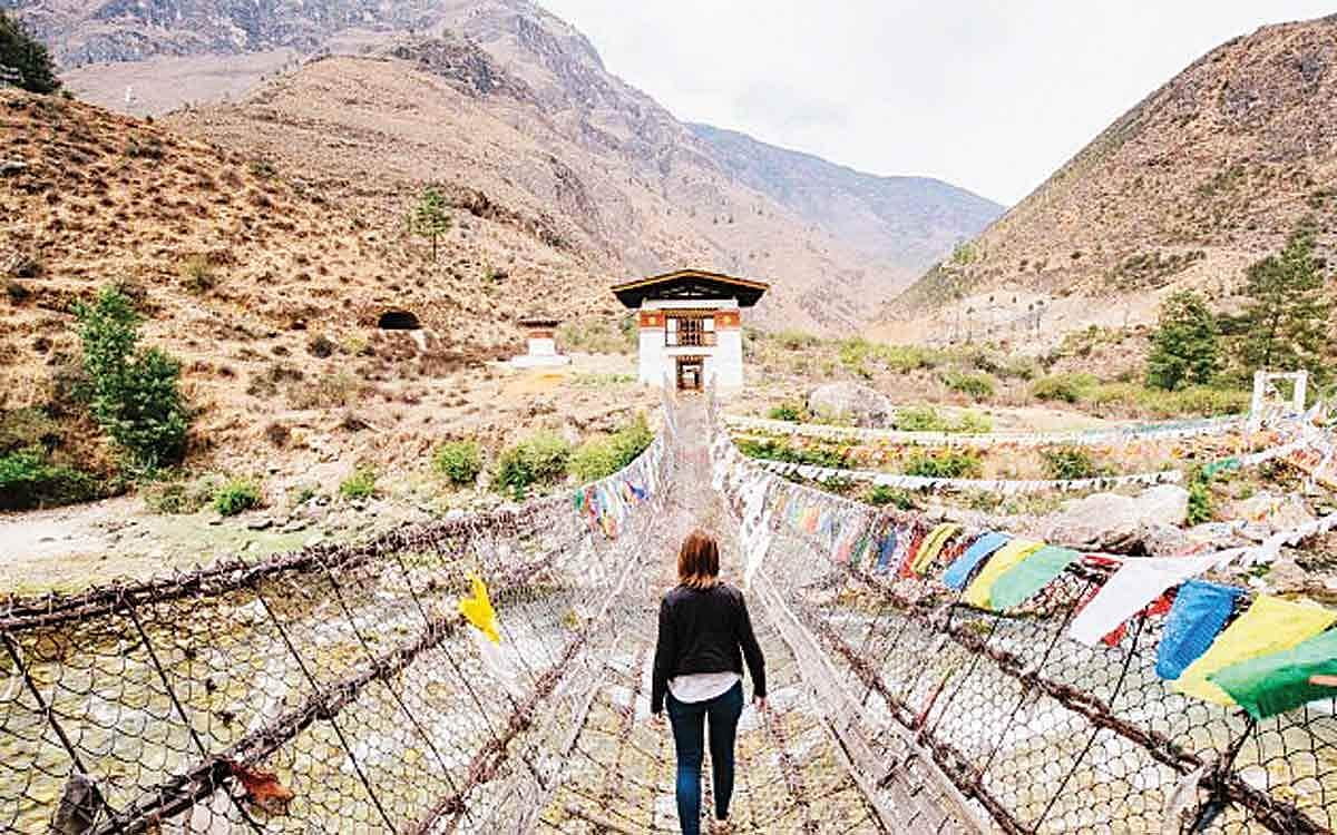 மகிழ்ச்சியான நாடு பூட்டான்