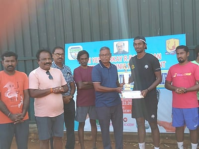 தேசிய டென்னிஸ் போட்டி: சென்னை வீரா் முதலிடம்