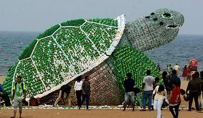 விழிப்புணர்வை ஏற்படுத்தும் வகையில் பிளாஸ்டிக் - புகைப்படங்கள்