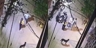 கொள்ளையடிக்க வந்தவர்களே ரூ.100 கொடுத்துச் சென்ற விநோதம்: வைரல் விடியோ