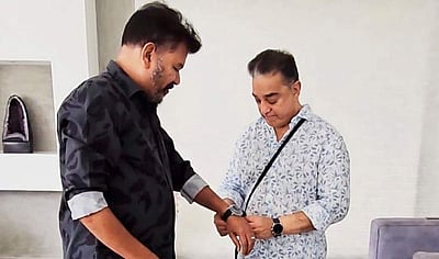 இந்தியன் - 2 காட்சிகளைப் பார்த்து வியந்த கமல்.. ஷங்கருக்குக் கொடுத்த அன்பளிப்பு!