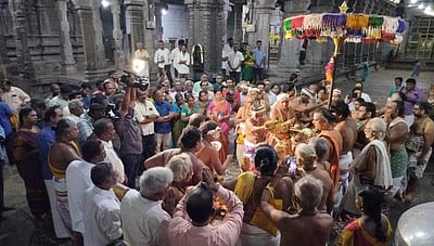 ஸ்ரீ ஏகாம்பரநாதர் சுவாமி திருக்கோயிலில் பாலாலயம் - புகைப்படங்கள்