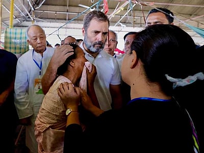 மணிப்பூர் மக்களின் நிலையைக் கண்டு மனமுடைந்தேன்: ராகுல் காந்தி