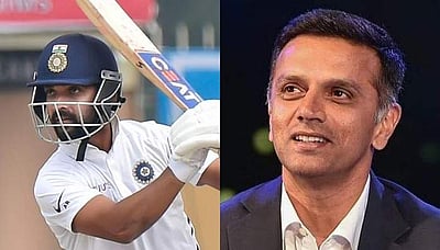 2 வருட கடின உழைப்புதான் அவரை இங்கு கொண்டு வந்துள்ளது: ரஹானே குறித்து டிராவிட்! 