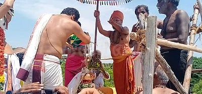 மானாமதுரை: ஸ்ரீ லட்சுமி நாராயணப் பெருமாள் கோயிலில் குடமுழுக்கு விழா