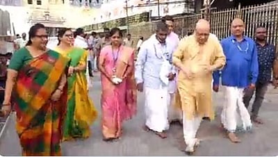 சந்திராயன் - 3 விஞ்ஞானிகள் திருப்பதியில் தரிசனம்!