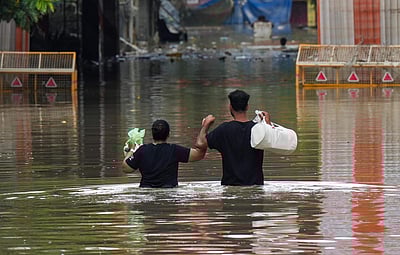 வெள்ளத்தில் தத்தளிக்கும் தில்லி - புகைப்படங்கள்