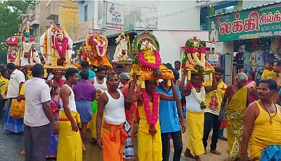 விருந்துக்கு சென்ற சுவாமிகள் 19 நாட்களுக்குப் பிறகு சொந்த ஊர் திரும்பின