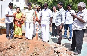 மேலப்பாளையம் மண்டலத்தில் மேயா் ஆய்வு