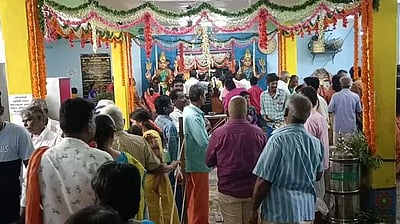 ஆடி முதல் வெள்ளி: காஞ்சிபுரத்தில் கோயில்களில் பெண்கள் பொங்கலிட்டு சாமி தரிசனம்!