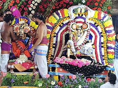 திருவாரூர் தியாகராஜ சுவாமி கோயிலில் திருக்கல்யாண உற்சவம்!