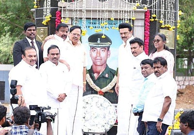 கார்கில் நாள்: திருச்சியில் முதல்வர் மு.க. ஸ்டாலின் மரியாதை