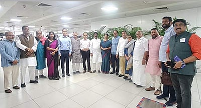 மணிப்பூருக்கு புறப்பட்ட இந்தியா கூட்டணி எம்.பி.க்கள்!