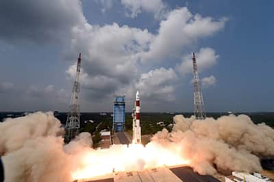 7 செயற்கைக்கோள்களுடன் வெற்றிகரமாக விண்ணில் பாய்ந்த பிஎஸ்எல்வி சி-56 ராக்கெட் 