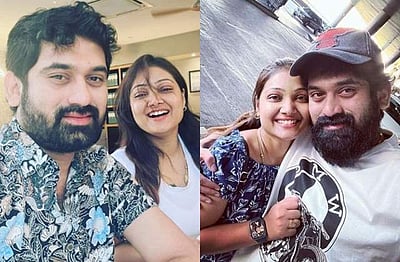 கணவருடன் பிரியங்கா! சீதா ராமனிலிருந்து விலகிய பிறகு வெளியிட்ட படம்!!