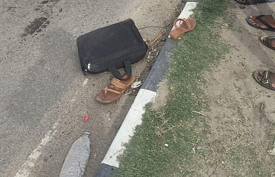 கிருஷ்ணகிரி அருகே சாலை விபத்தில் இரண்டு அரசு ஊழியர்கள் சாவு