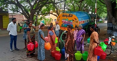 குடிநீர் குழாய் பழுதால் குடிநீரை விலைக்கு வாங்கும் பொதுமக்கள்!