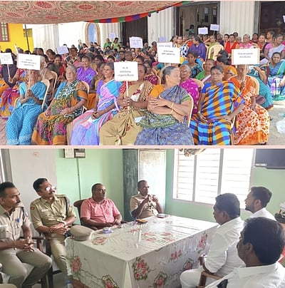 சின்னமுட்டத்தில் 2ஆவது நாளாக மீனவா்கள் போராட்டம்