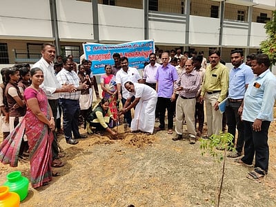 சுரண்டை அரசு கல்லூரியில் மரம் நடும் விழா
