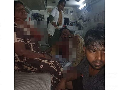 கோவை மலுமிச்சம்பட்டி பெண் கவுன்சிலர், கணவர், மகனுக்கு அரிவாள் வெட்டு