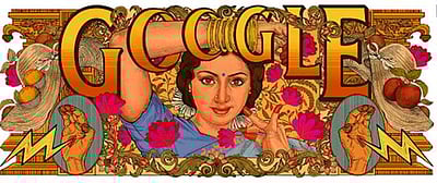 நடிகை ஸ்ரீதேவி 60வது பிறந்தநாள்: கெளரவித்தது கூகுள்!