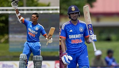 ரோஹித்-ராகுல் சாதனையை சமன்செய்த ஜெய்ஸ்வால்-கில்!