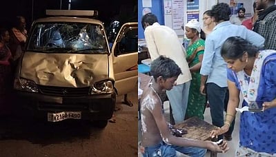 காஞ்சிபுரத்தில் கோயில் திருவிழா ஊர்வலத்தில் கட்டுப்பாட்டை இழந்து புகுந்த கார்: ஒருவர் பலி;9 பேர் காயம்!