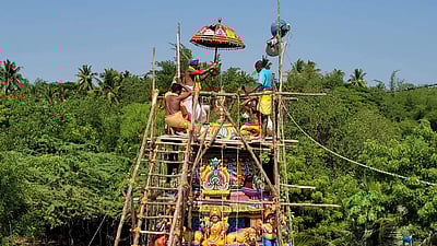 சேந்தனாங்குடி படைவெட்டி மாரியம்மன் கோயிலில் குடமுழுக்கு விழா