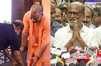 உ.பி. முதல்வர் காலில் விழுந்தது ஏன்? ரஜினிகாந்த் விளக்கம்!